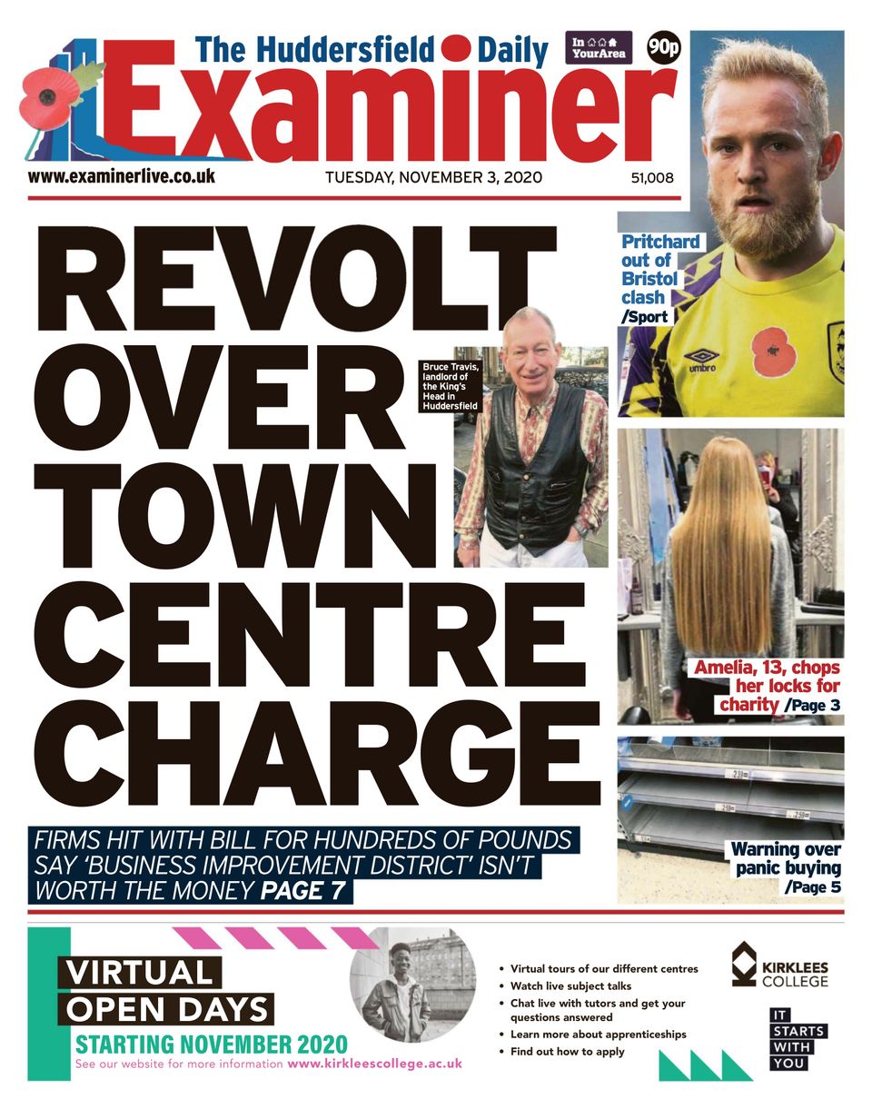 The Huddersfield Daily ExaminerNovember 03, 2020 Magazine