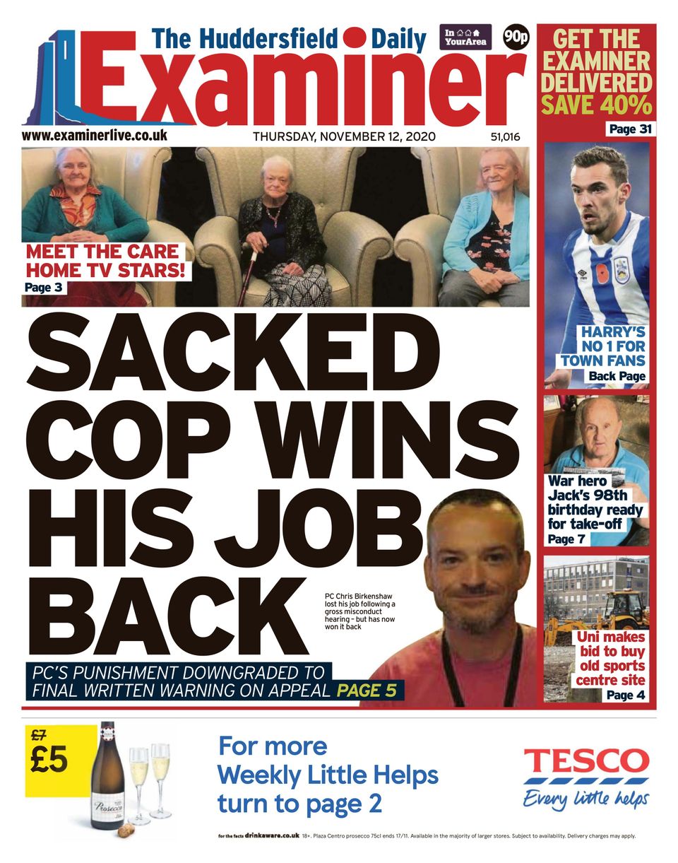 The Huddersfield Daily ExaminerNovember 12, 2020 Magazine
