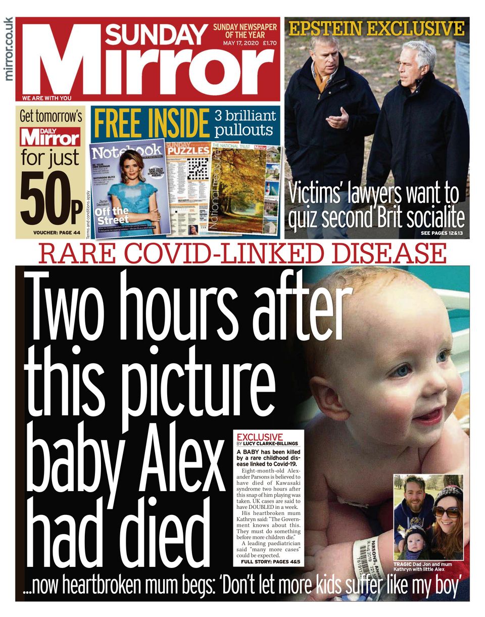 The Sunday MirrorMay 17, 2020 Newspaper Get your Digital Subscription