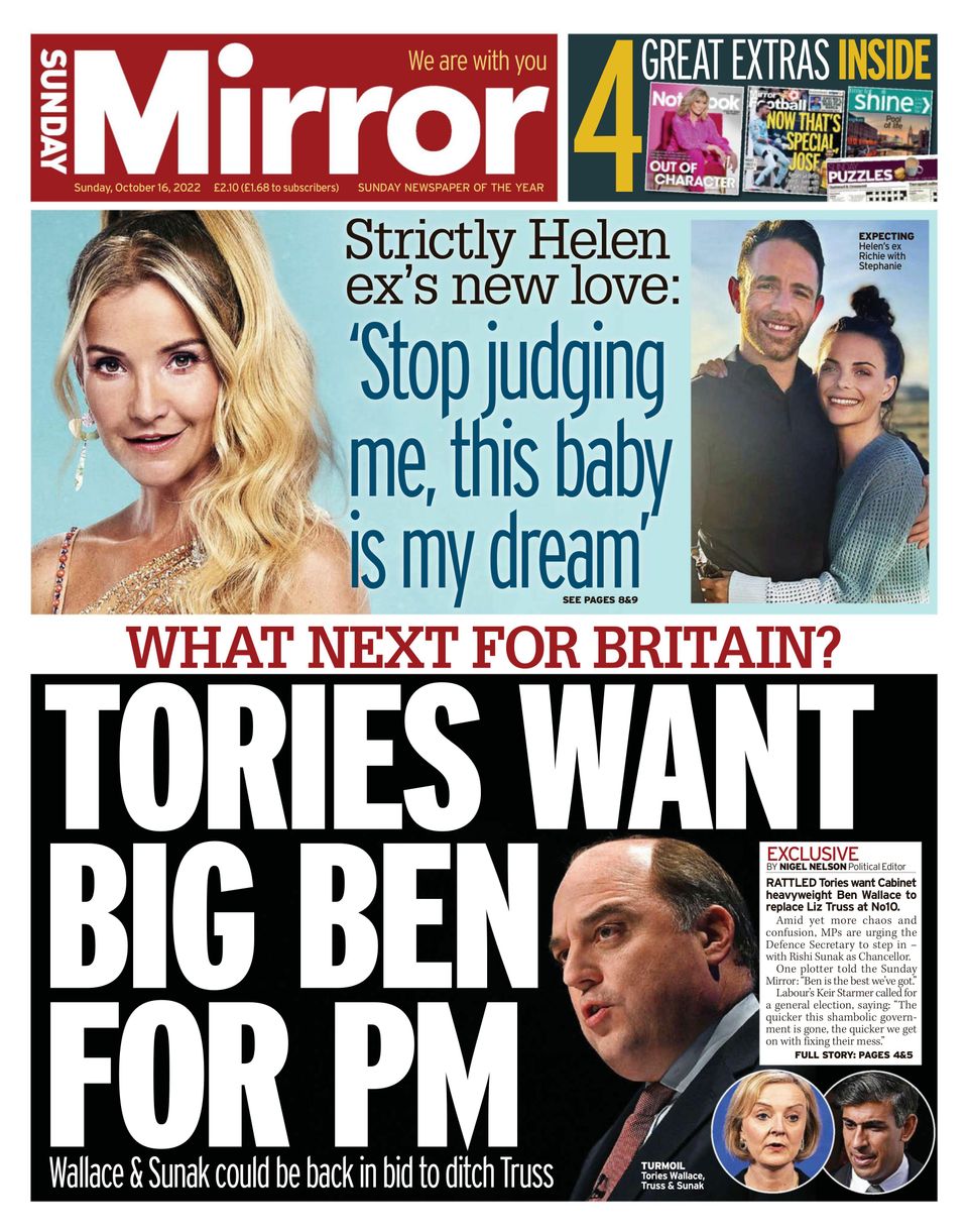 The Sunday MirrorOctober 16, 2022 Newspaper Get your Digital
