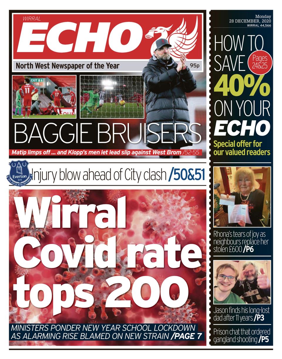 Liverpool Echo-December 28, 2020 Newspaper - Get your Digital Subscription