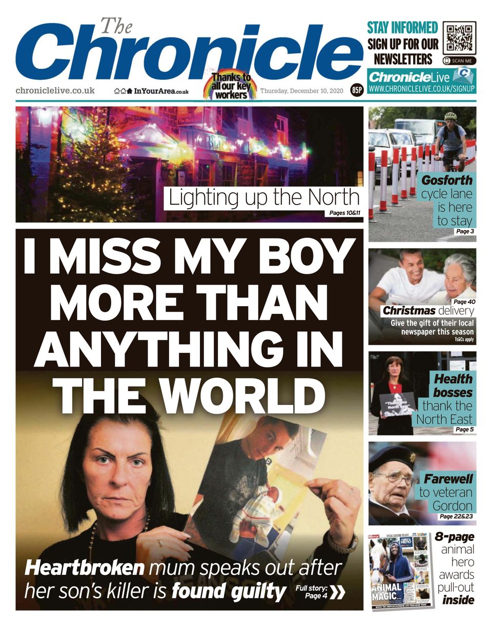 The ChronicleDecember 10, 2020 Newspaper Get your Digital Subscription