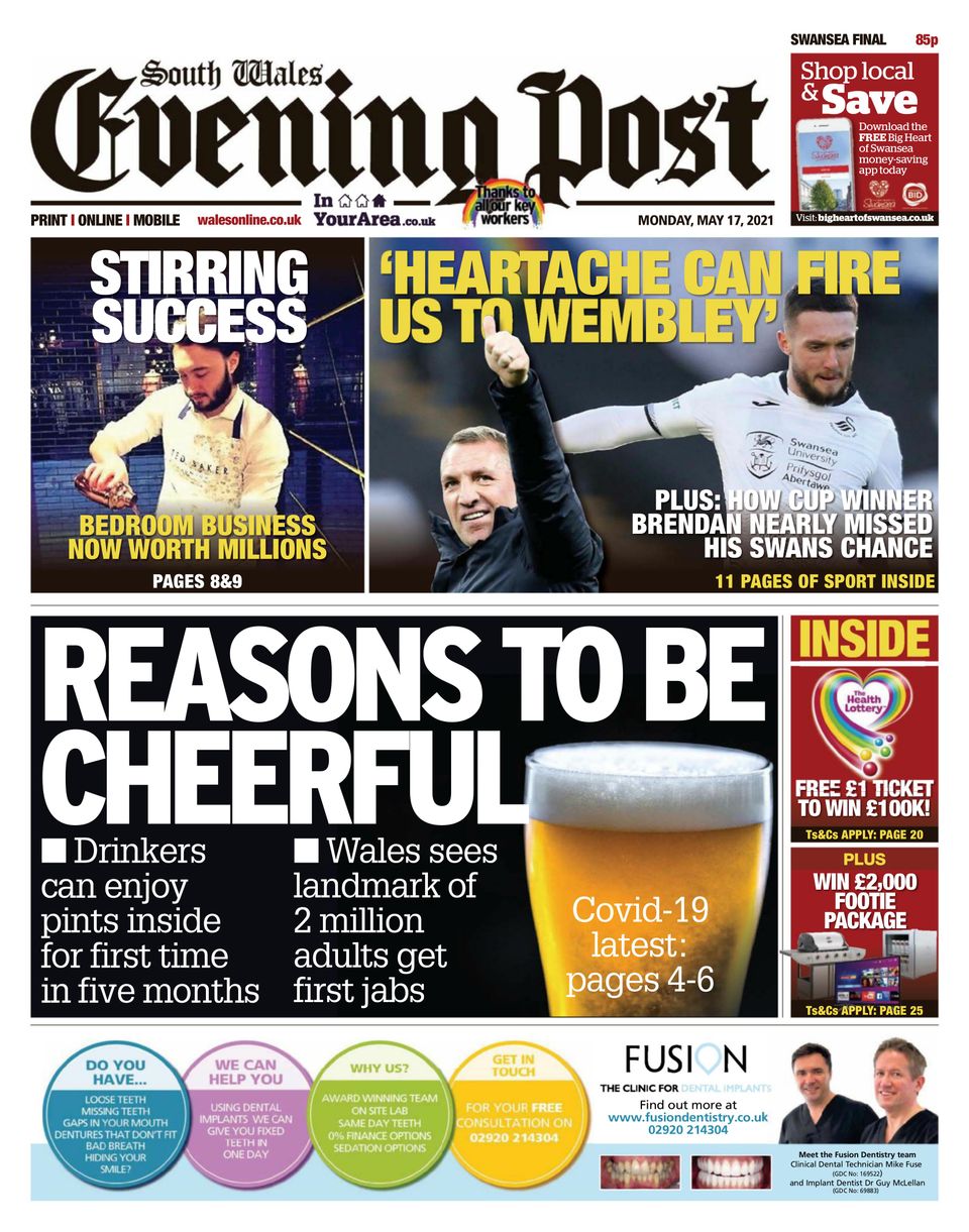 South Wales Evening PostMay 17, 2021 Newspaper