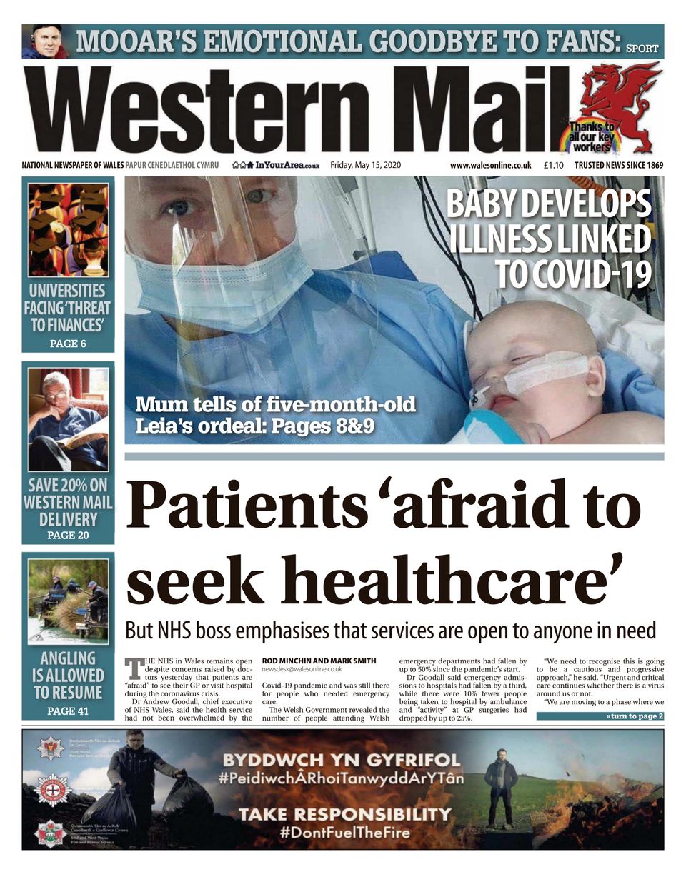 Western MailMay 15, 2020 Newspaper Get your Digital Subscription