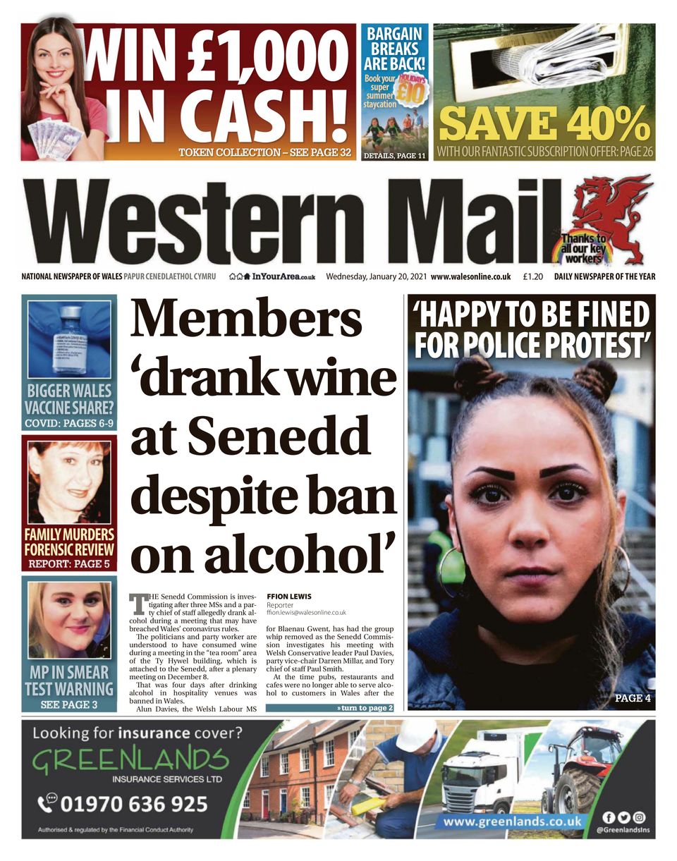 Western MailJanuary 20, 2021 Newspaper Get your Digital Subscription