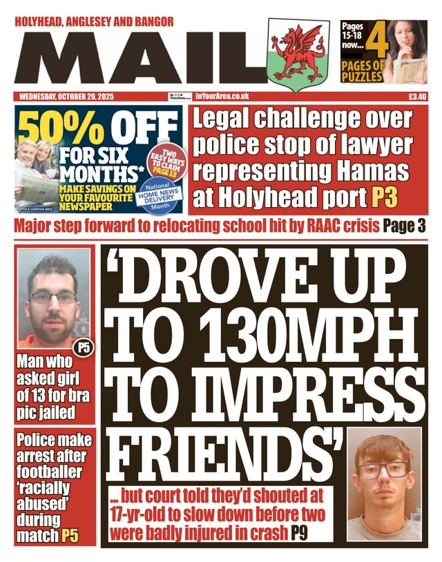 Holyhead, Anglesey and Bangor Mail