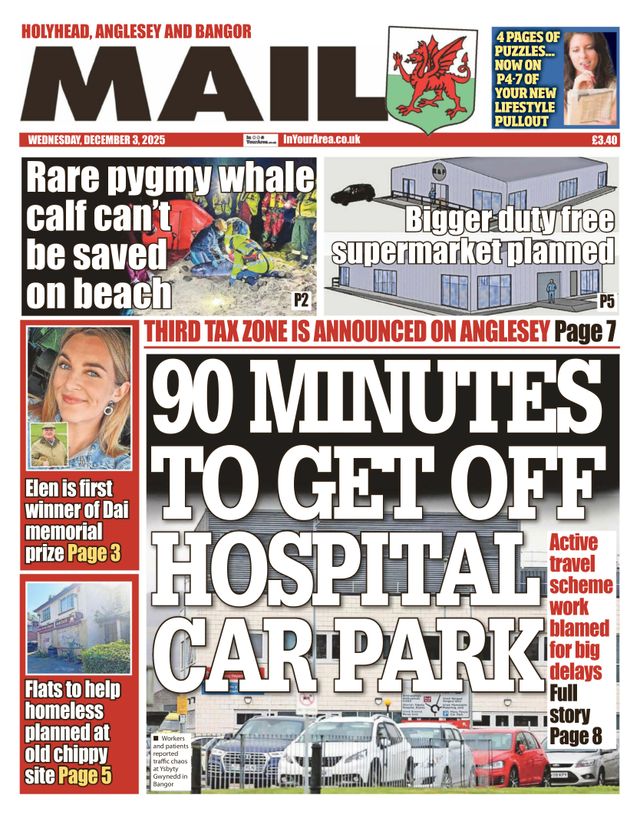 Holyhead, Anglesey and Bangor Mail