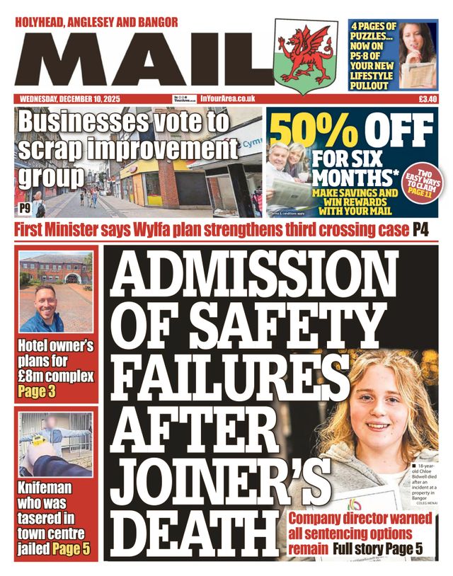 Holyhead, Anglesey and Bangor Mail
