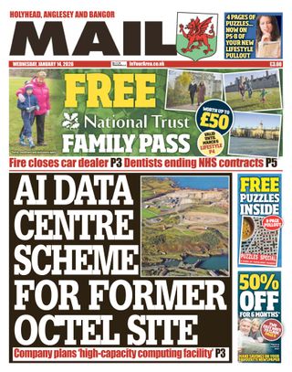 Holyhead, Anglesey and Bangor Mail
