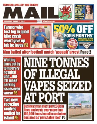 Holyhead, Anglesey and Bangor Mail