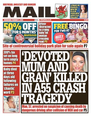 Holyhead, Anglesey and Bangor Mail