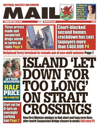 Holyhead, Anglesey and Bangor Mail