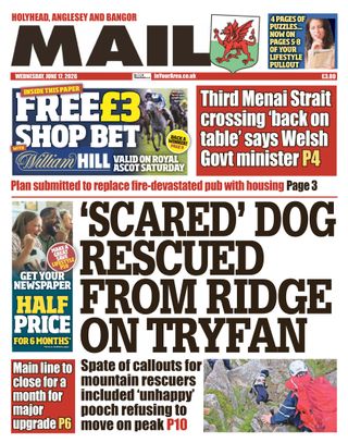 Holyhead, Anglesey and Bangor Mail
