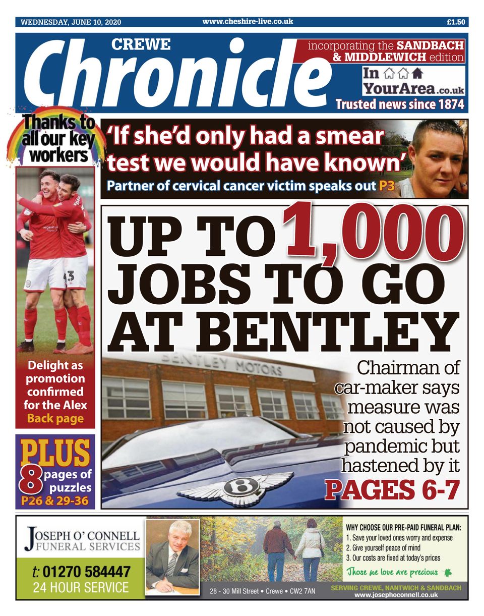 Crewe ChronicleJune 10, 2020 Magazine Get your Digital Subscription