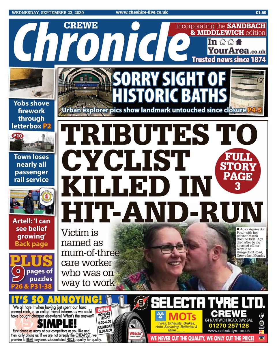 Crewe ChronicleSeptember 23, 2020 Magazine Get your Digital Subscription