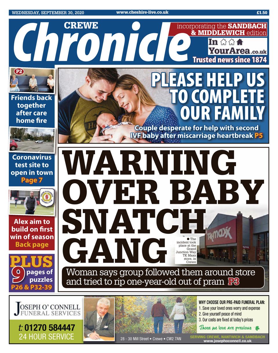 Crewe ChronicleSeptember 30, 2020 Magazine Get your Digital Subscription