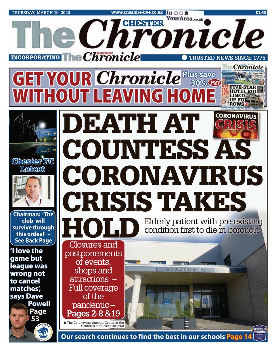 The Chester ChronicleMarch 19, 2020 Magazine