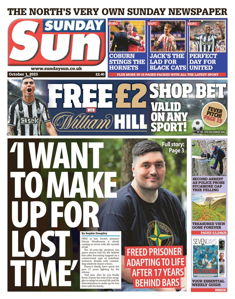 Get digital access to Sunday Sun UK - October 01, 2023 issue 