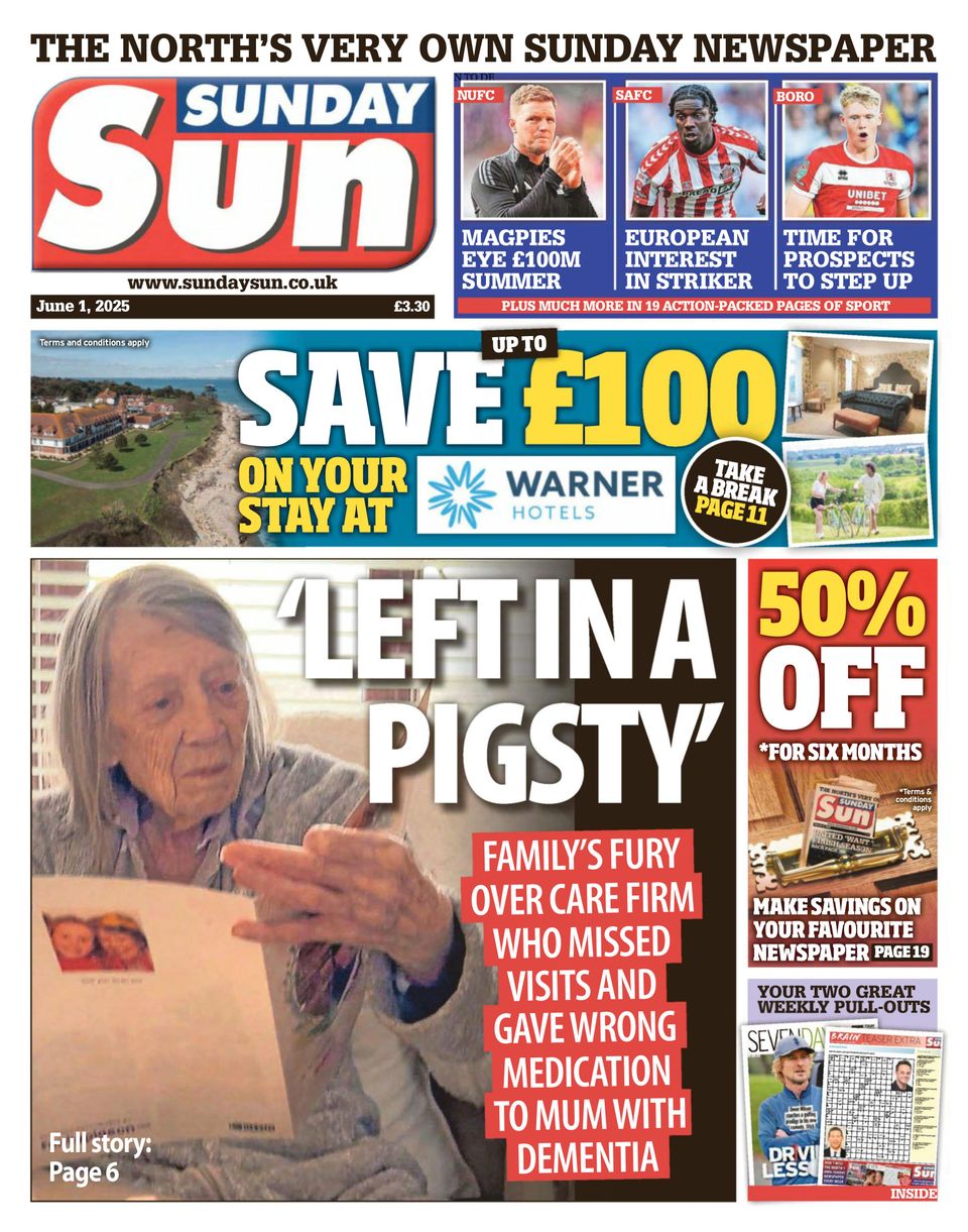 Get digital access to Sunday Sun UK Magazine | Magzter.com