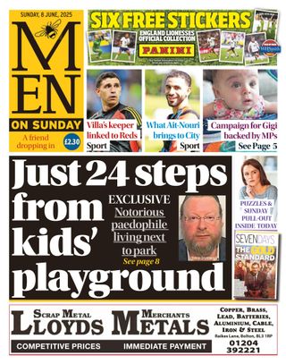 MEN on Sunday - June 08, 2025 MEN on Sunday Cover - June 08, 2025 Edition