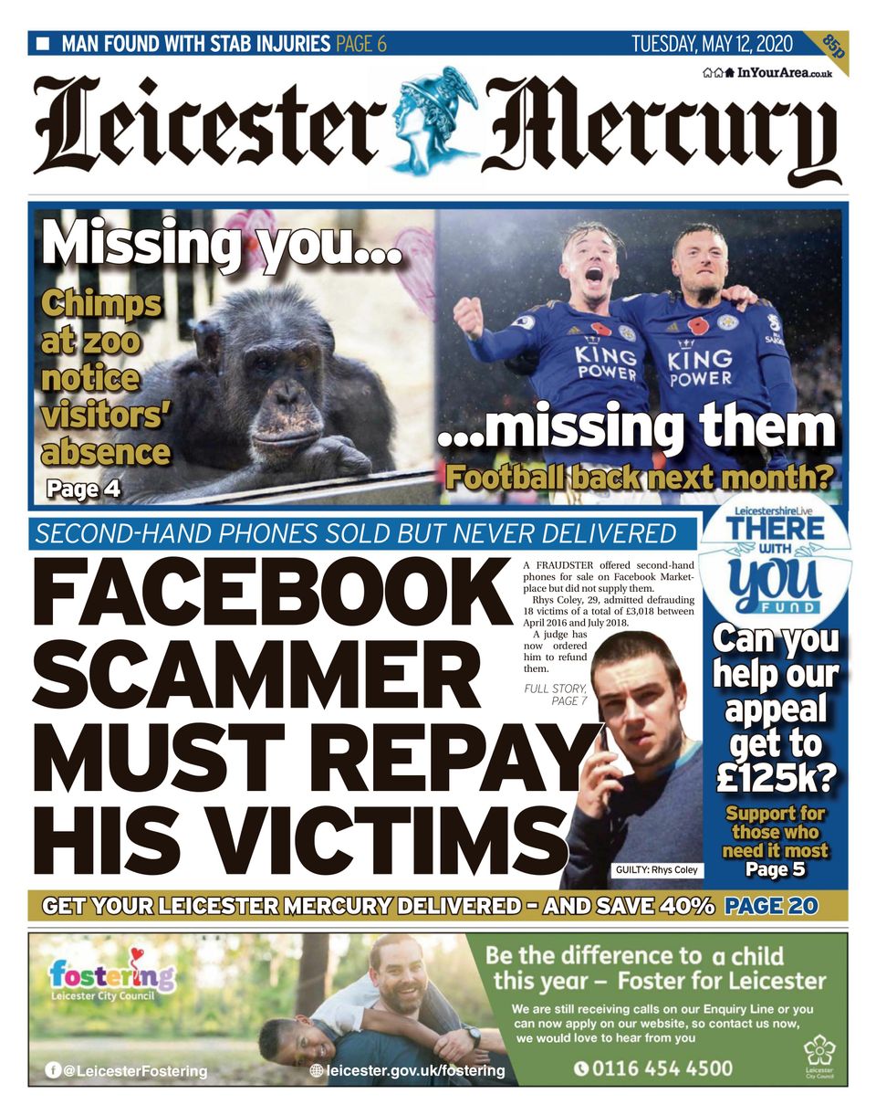 Leicester MercuryMay 12, 2020 Newspaper Get your Digital Subscription