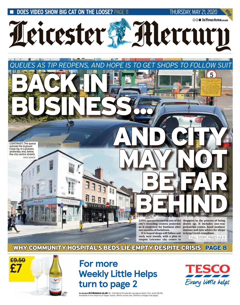 Leicester MercuryMay 21, 2020 Newspaper Get your Digital Subscription