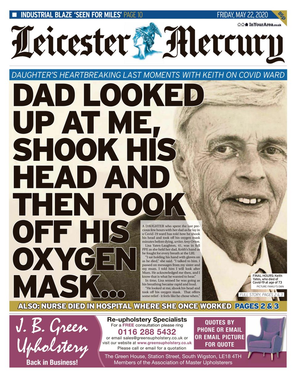 Leicester MercuryMay 22, 2020 Newspaper Get your Digital Subscription