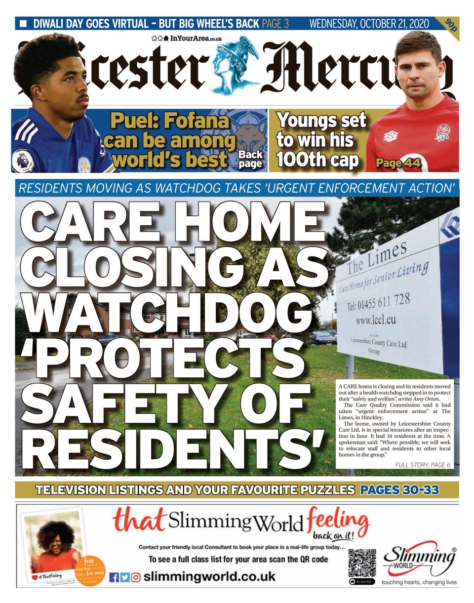 Leicester MercuryOctober 21, 2020 Newspaper Get your Digital Subscription