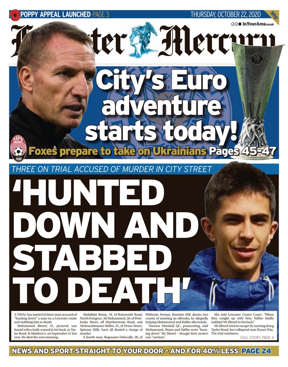 Leicester MercuryOctober 22, 2020 Newspaper Get your Digital