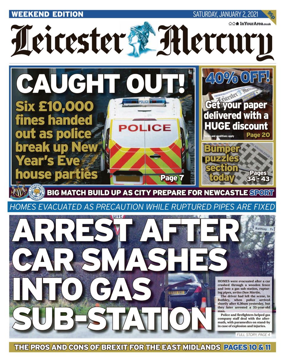 Leicester MercuryJanuary 02, 2021 Newspaper Get your Digital Subscription