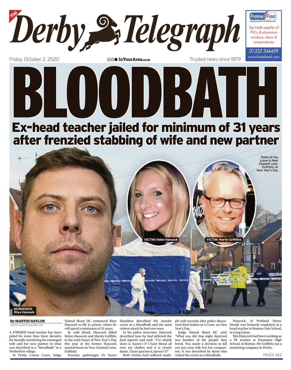 Derby Telegraph October 02 2020 Newspaper Get Your Digital Subscription