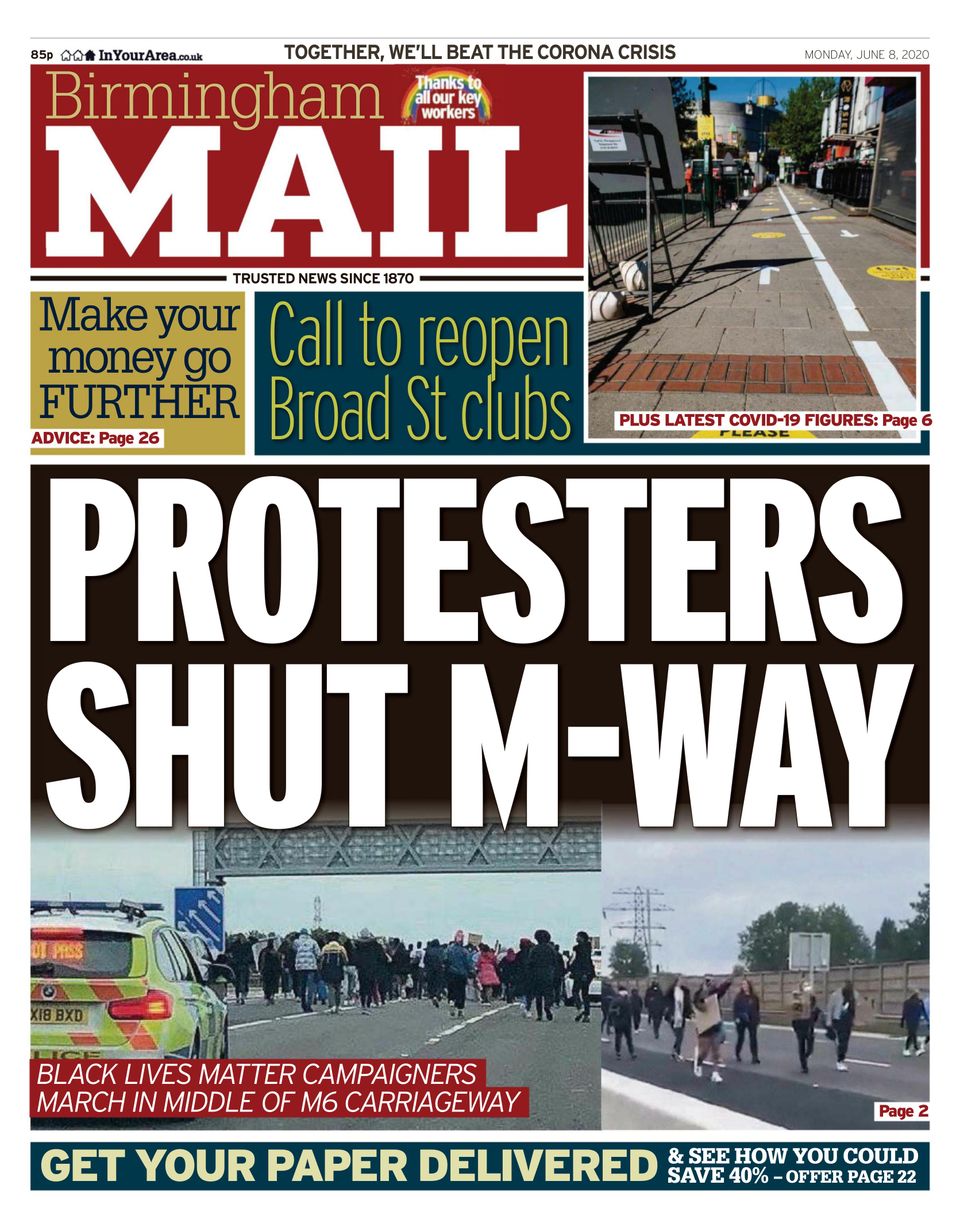 Birmingham MailJune 8, 2020 Newspaper Get your Digital Subscription
