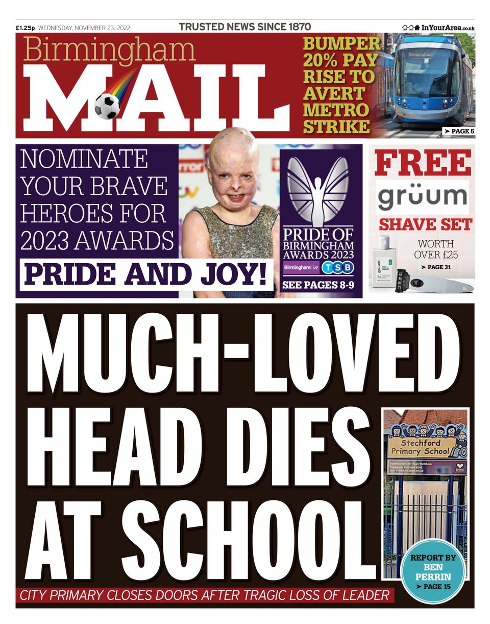 Birmingham MailNovember 23, 2022 Newspaper Get your Digital Subscription