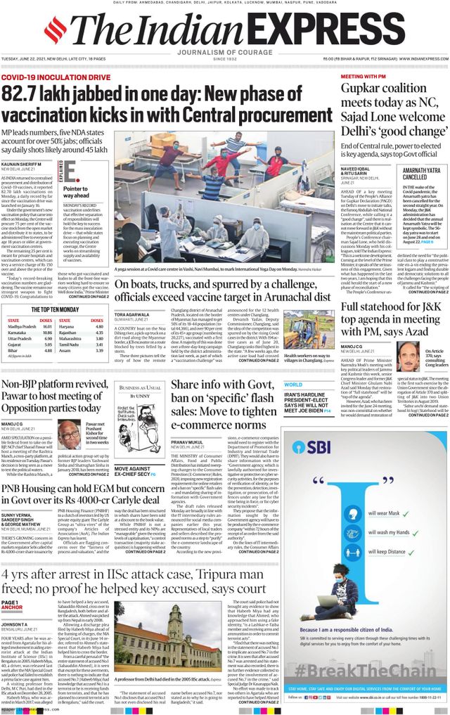 The Indian Express Delhi
