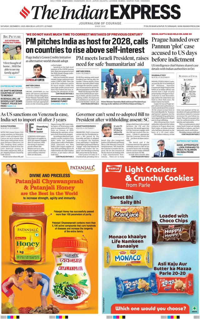 The Indian Express Delhi