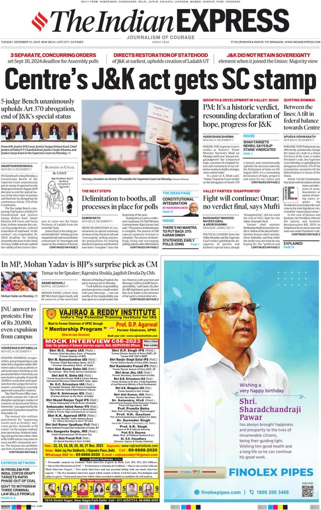 The Indian Express Delhi