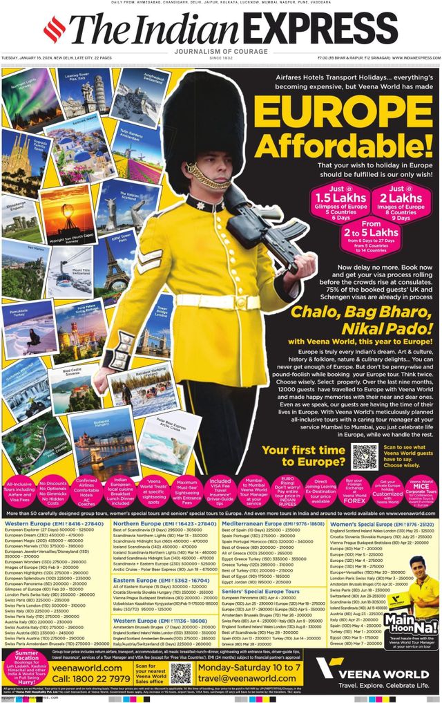 The Indian Express Delhi