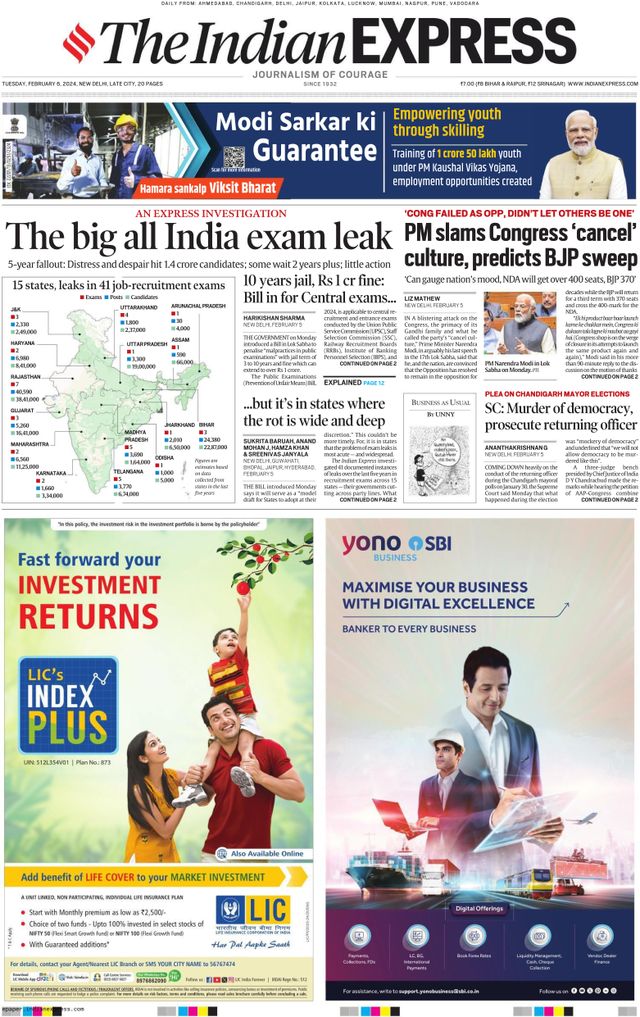 The Indian Express Delhi