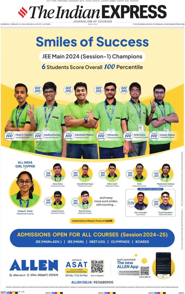 The Indian Express Delhi