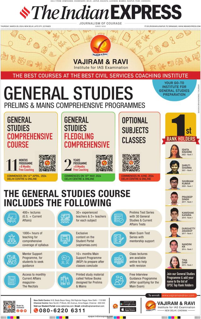 The Indian Express Delhi