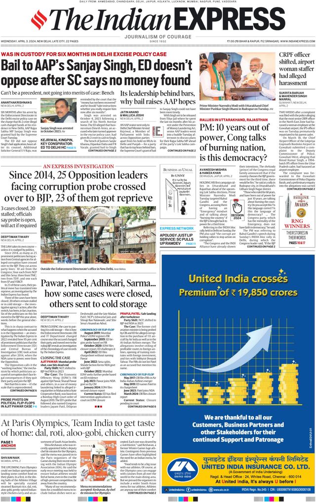 The Indian Express Delhi