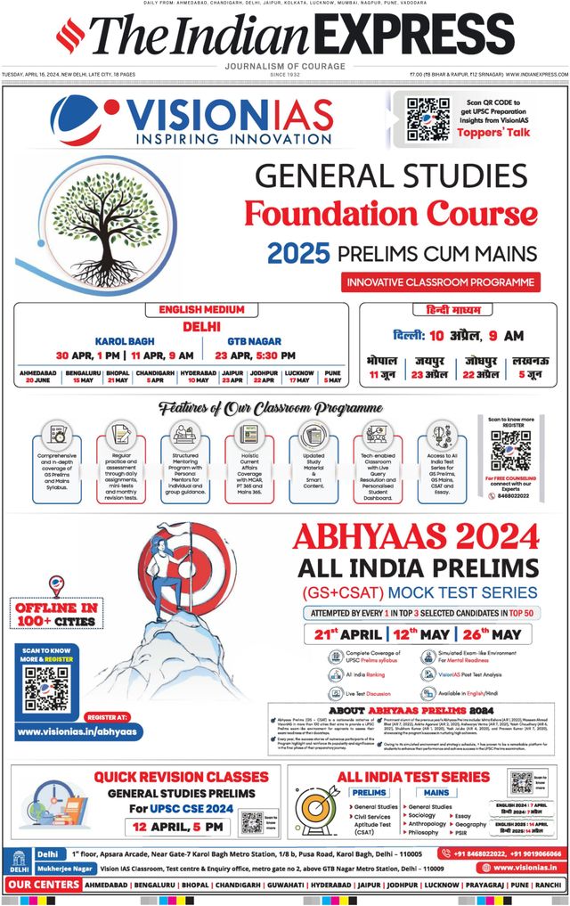 The Indian Express Delhi