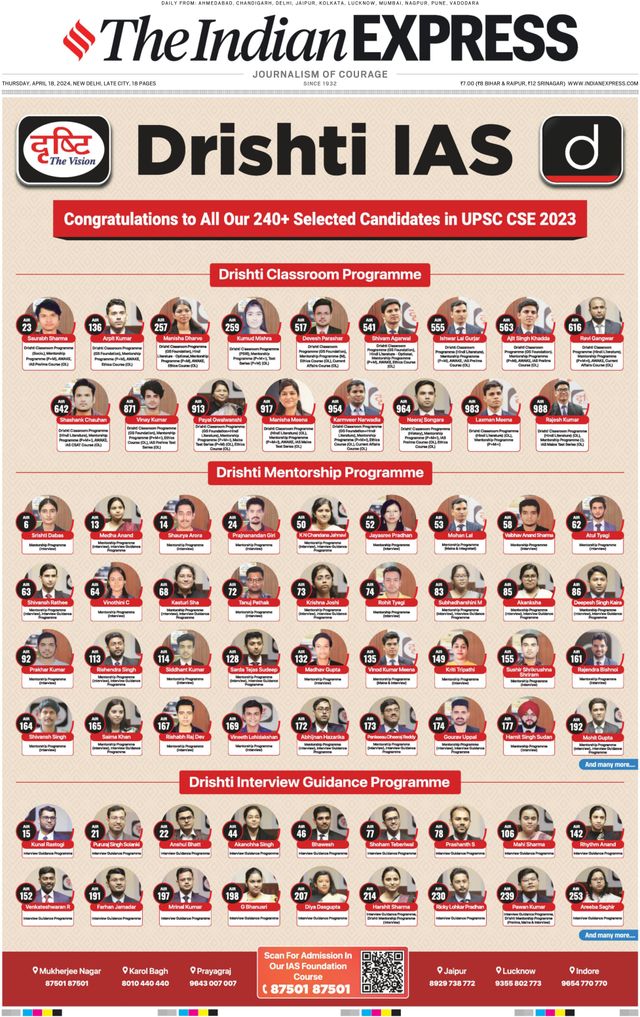 The Indian Express Delhi