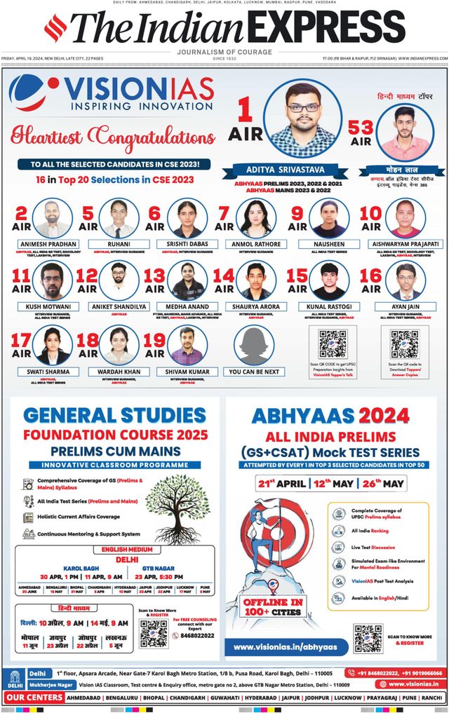 The Indian Express Delhi