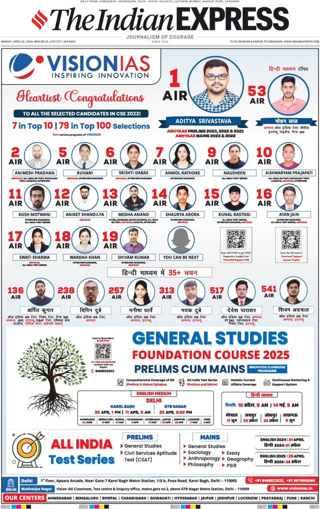 The Indian Express Delhi