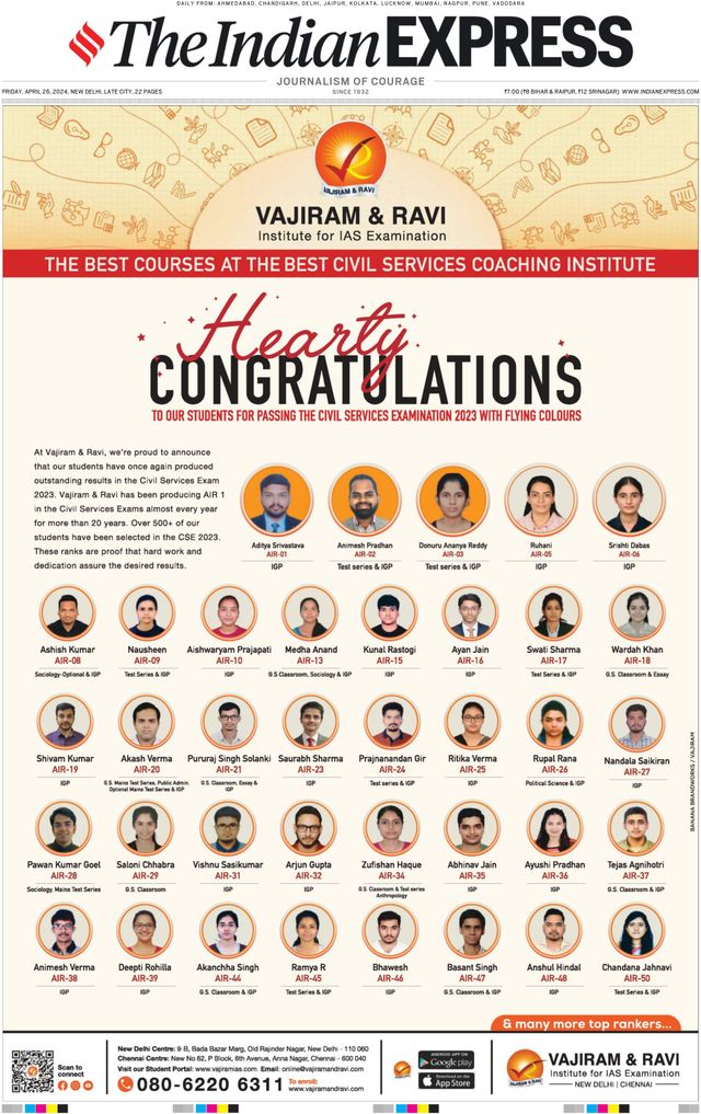 The Indian Express Delhi