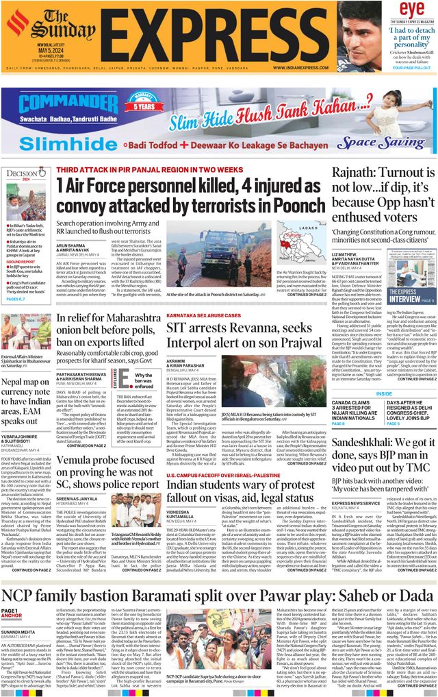 The Indian Express Delhi