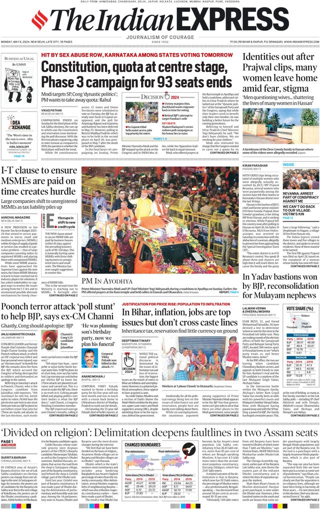 The Indian Express Delhi