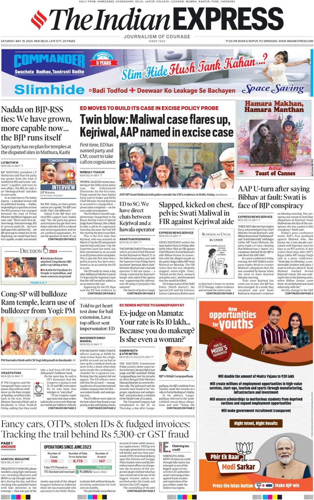The Indian Express Delhi