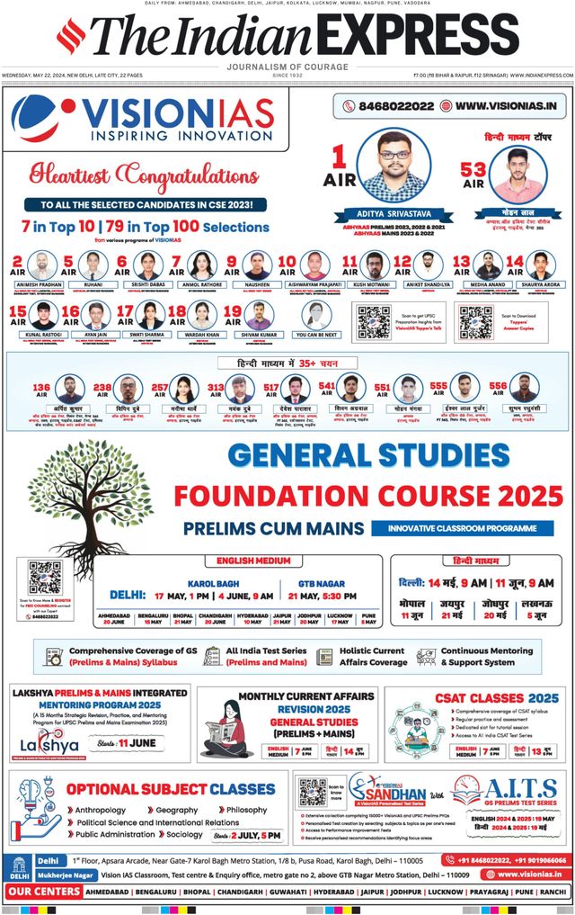 The Indian Express Delhi